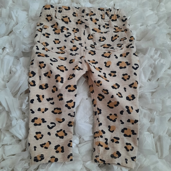 Kitty Cat Retro 3-6M Bundle Embroidered Cardigan Leopard Print Leggings 2 Pieces - Picture 4 of 10